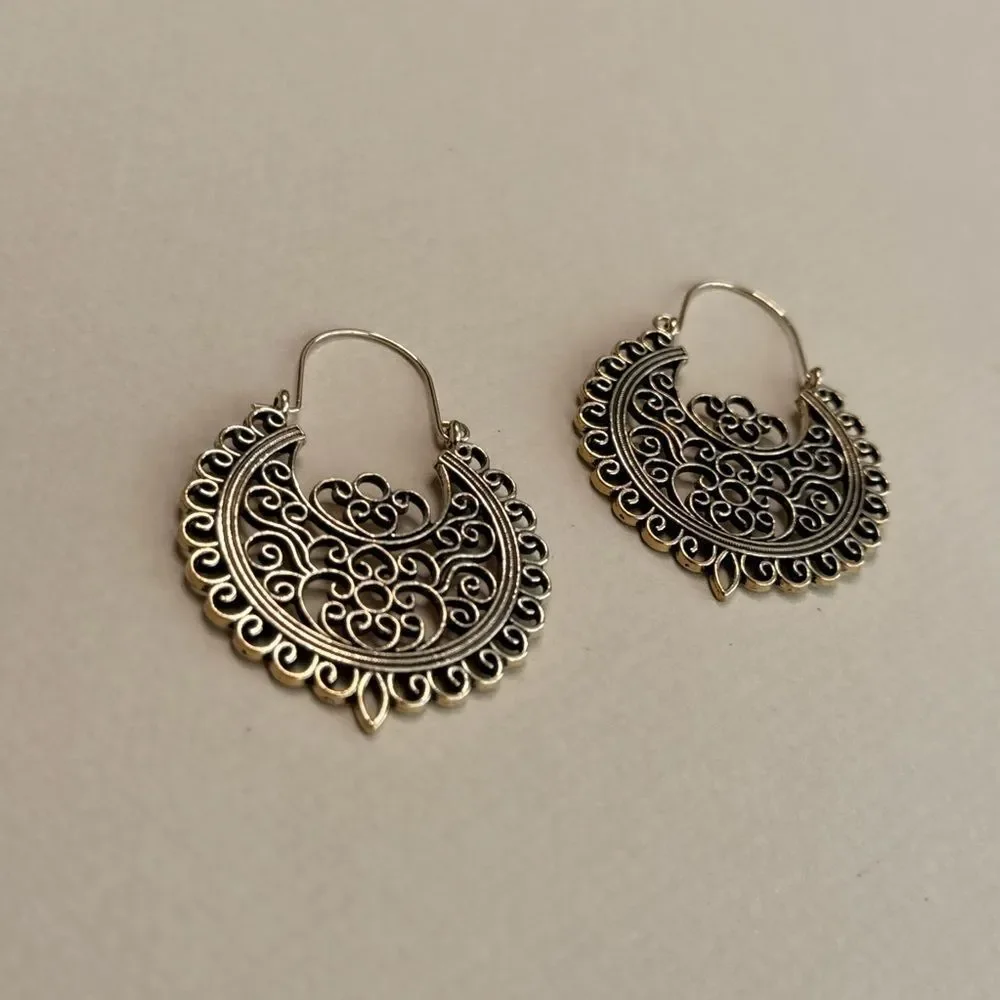 Boho Hoop Earrings #2210 - Picture 3 of 5